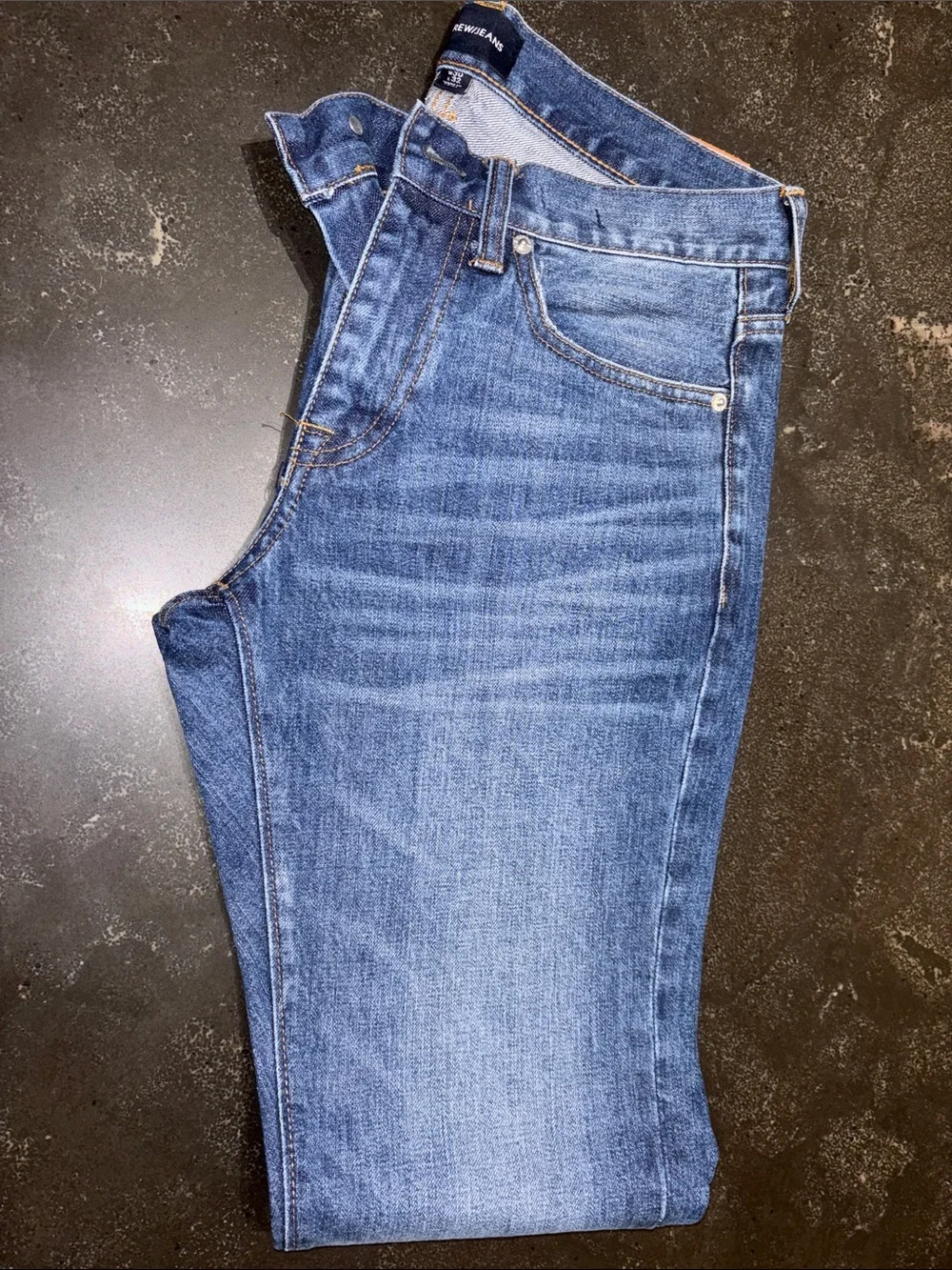 J. Crew Slim Straight Blue Denim Jeans